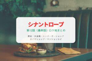 シナントロープ第12話（最終話）ロケ地まとめタイトル