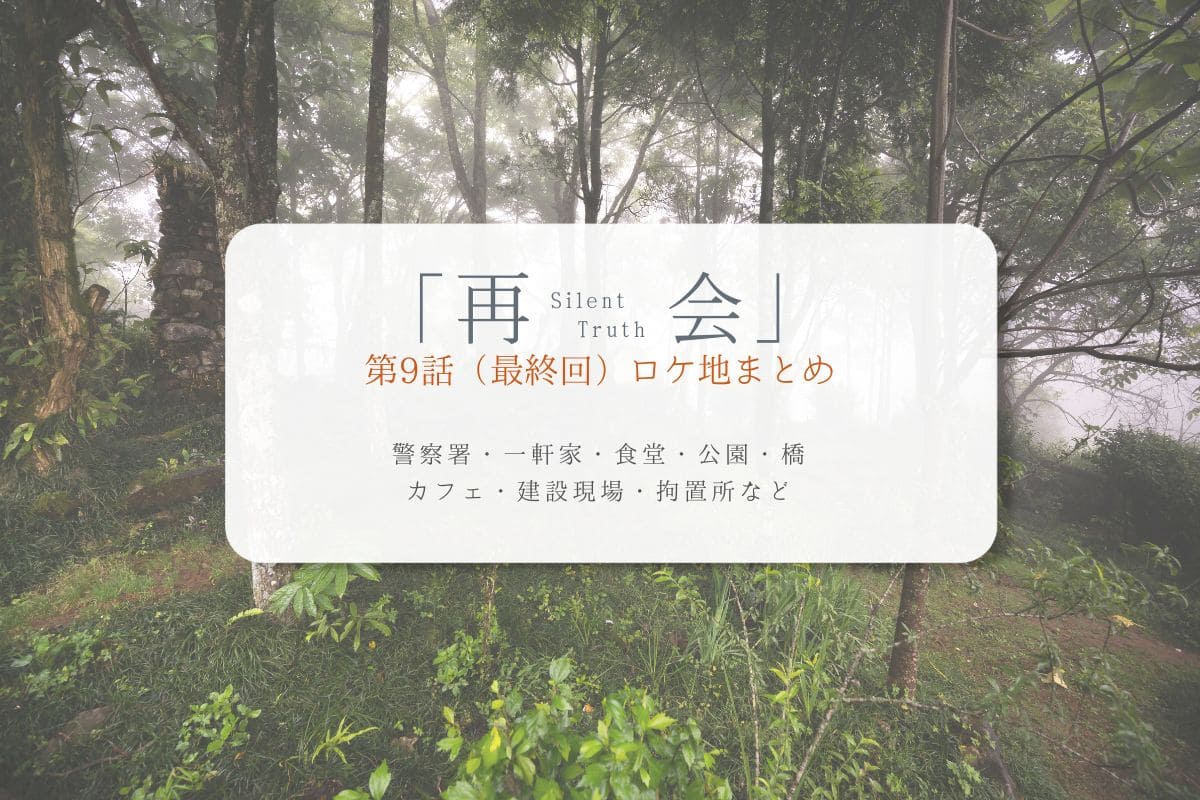 再会第9話（最終回）ロケ地まとめタイトル